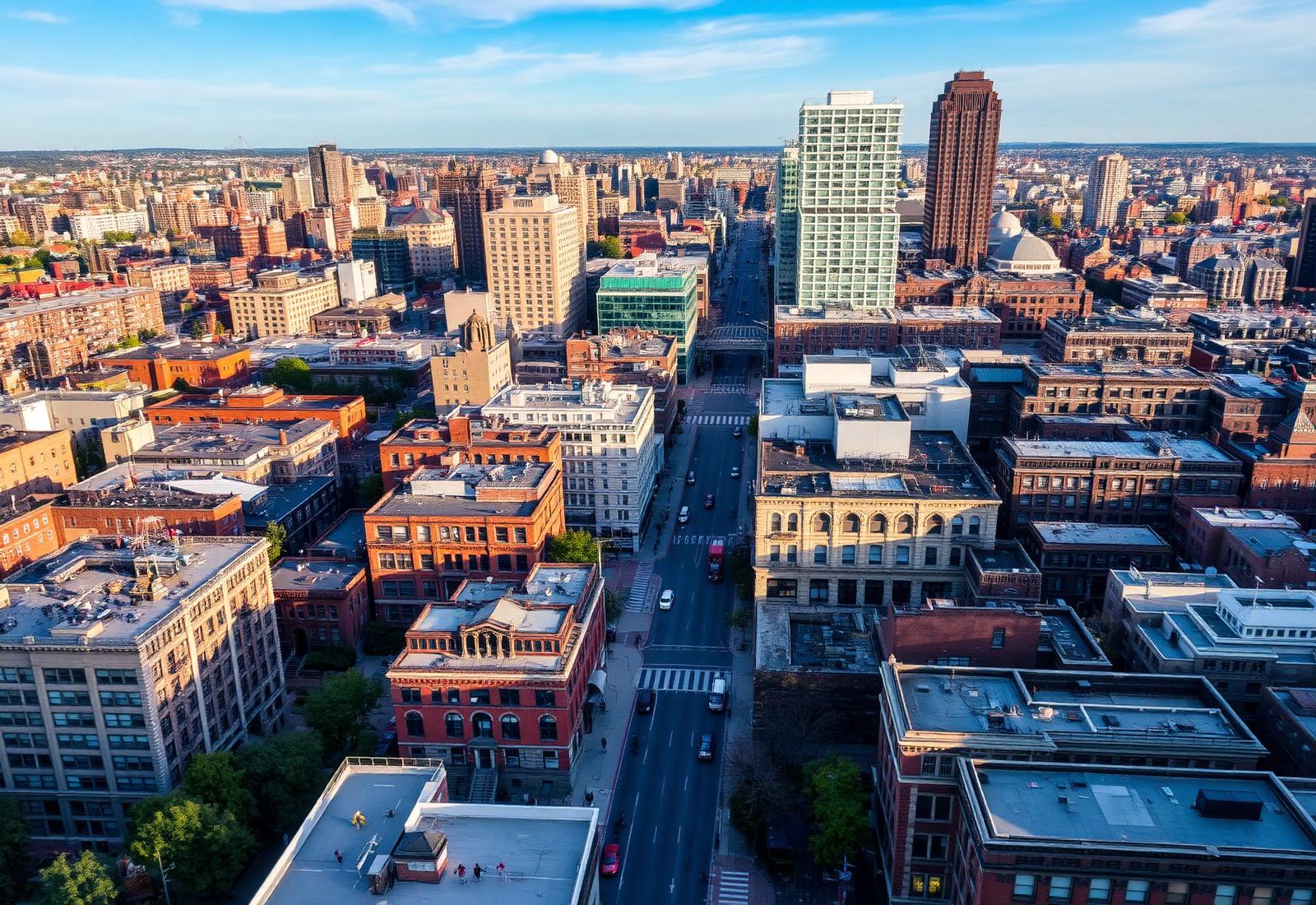 Downtown aerial